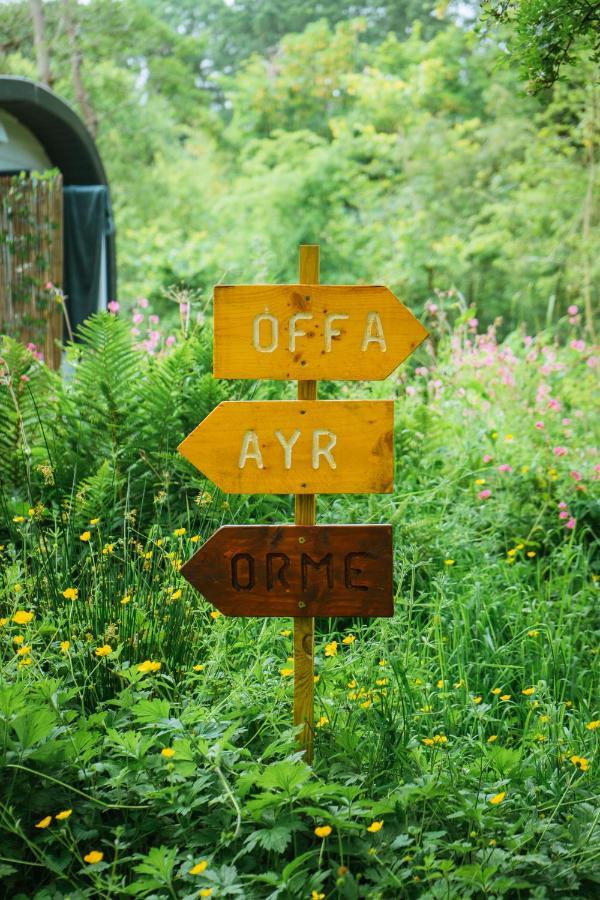 Emlyn'S Coppice - Luxury Woodland Glamping Vila Holywell  Exterior foto